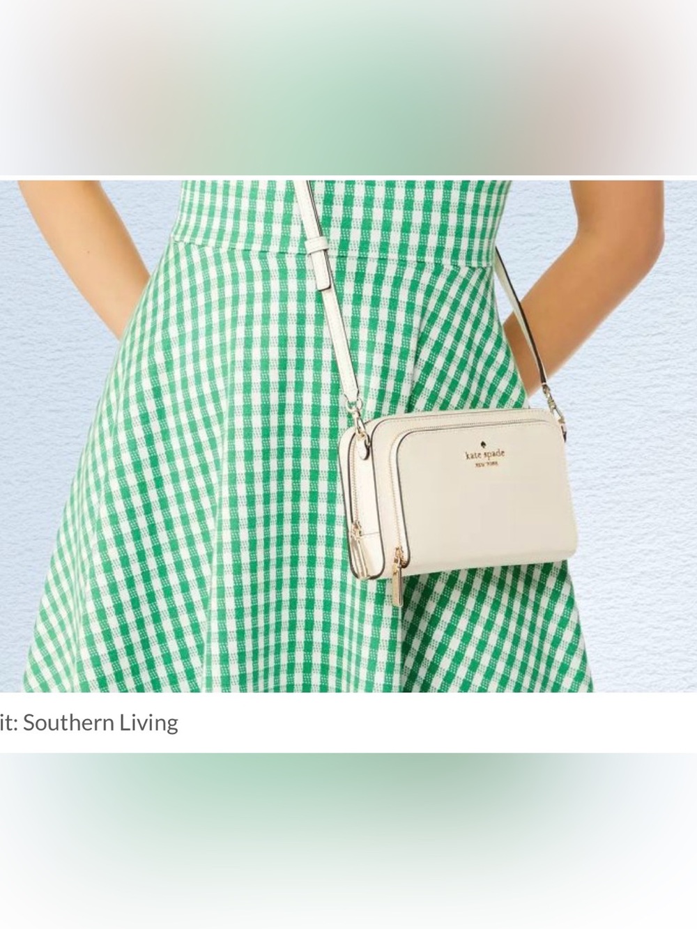 kate spade Staci Mini Crossbody with Gold Hardware